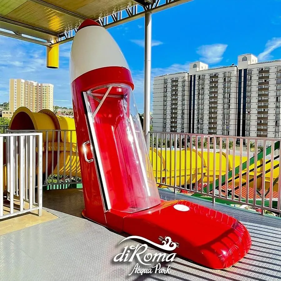 Caldas Novas - Piazza Diroma - Com Ingressos Do Acqua Park Todos Os Dias شقة فندقية كلدس نوفاس